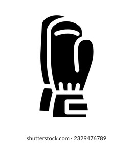 mittens knitting wool glyph icon vector. mittens knitting wool sign. isolated symbol illustration