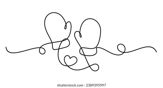 Mitad el elemento vectorial de estilo de arte de línea Navidad