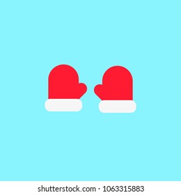 mittens vector icon
