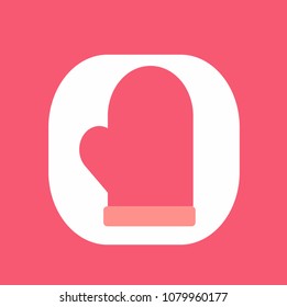 mittens vector icon