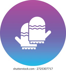 Icono de Vector Mittens. Se puede utilizar para aplicaciones de impresión, móviles y de Web.
