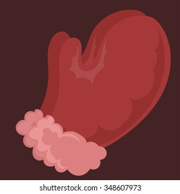 Mittens vector illustration