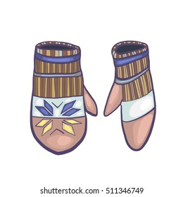 Mittens vector illustration 
