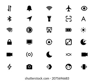 MIUI ICON simple 30 menu UI UX