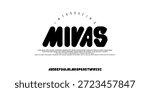 Mivas font is Bold rounded display typeface with soft modern curves, ideal for branding, logos, posters, packaging, and creative headlines.
