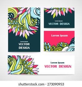 Mix collection banners and business cards