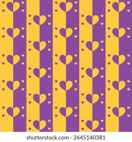 Mix Color Love Stripe Pattern. Perfect for art and crafts, digital paper, fabric printing, textile printing, packaging, scrapbooking, gift wrap, background and more.