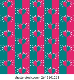 Mix Color Love Stripe Pattern. Perfect for art and crafts, digital paper, fabric printing, textile printing, packaging, scrapbooking, gift wrap, background and more.
