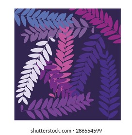 mix color wreath vector art