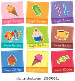mix desserts digital clip art
