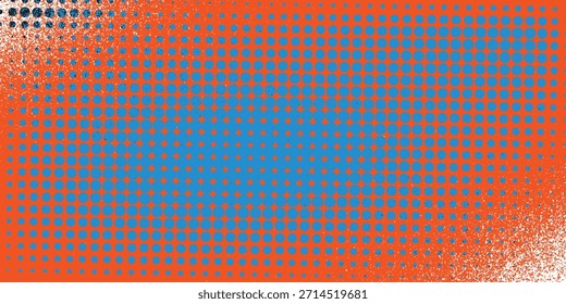 Mezcla de puntos y grunge. Textura sucia del Vector de los puntos del grunge, efecto del grunge, tinta, cepillo.