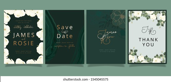 Emerald Green Wedding Invitation High Res Stock Images Shutterstock