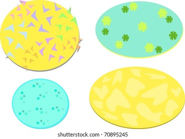 Mix of Four Retro Backgrounds