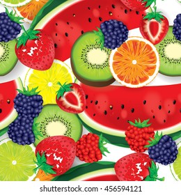 mix fresh fruit