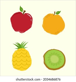 Mix Fruit vector design, Juice logo design
