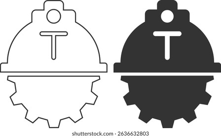 Mix icon for technician, Maintenance logo icon set, Engineer, Electrician Services vector illustration