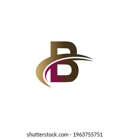 Mix of letter with quick slash design logo icon concept template