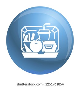 Mix lunchbox icon. Simple illustration of mix lunchbox vector icon for web design isolated on white background