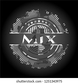 Mix on grey camo texture