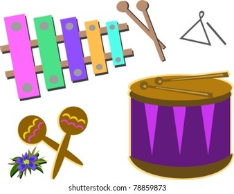 Mix of Percussion Instruments