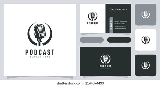 diseño vectorial de iconos de mezcla de podcast