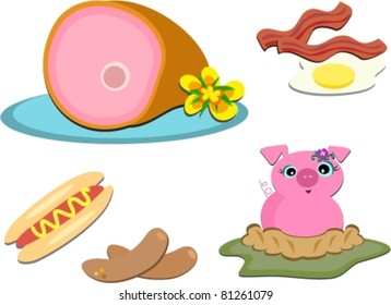 Mix of Pork Items