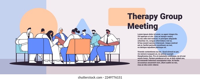 mix race businesspeople team sitting at round table discussing during conference meeting teamwork concept