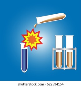 Mix reagent in Laboratory