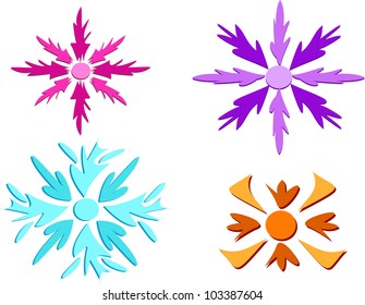Mix of Snowflakes