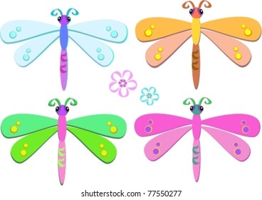 Mix of Sweet Dragonflies