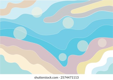 Mix various colors for the background