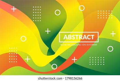 Mixed abstract background with yellow and green colors that can be used for various designs