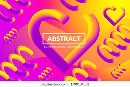 Mixed abstract background with yellow and purple colors that can be used for various designs