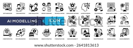 Mixed - AI Modelling Icon Collection