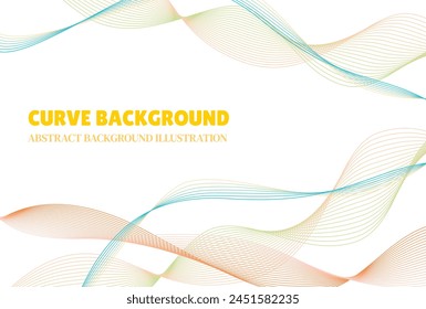 Mixed background. Contemporary vector illustration. Each isolation background. waves of color and compositions of curved shapes. Suitable for use as a background for formal and informal events.