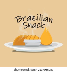 Mixed of Brazilian snacks, 
chicken pie, meat pie, Coxinha, Traditional Brazilian snack. Chicken drumstick.
