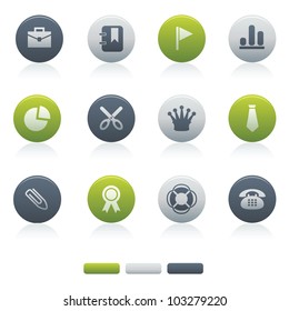  Mixed Circle Office Icons office for your website, application, or presentation. The graphics can easily be edited colored individually and be scaled to any size