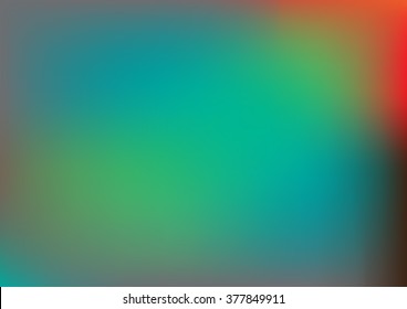 Mixed colorful gradient abstract background with green,brown and blue colors