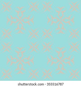 Mixed colors abstract design for tile background. Vector lace pattern.