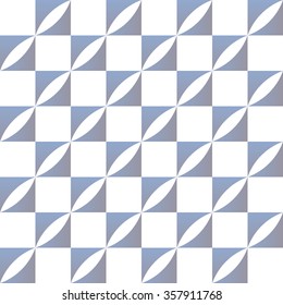 Mixed colors abstract mosaic design for tile background. Vector grid pattern.