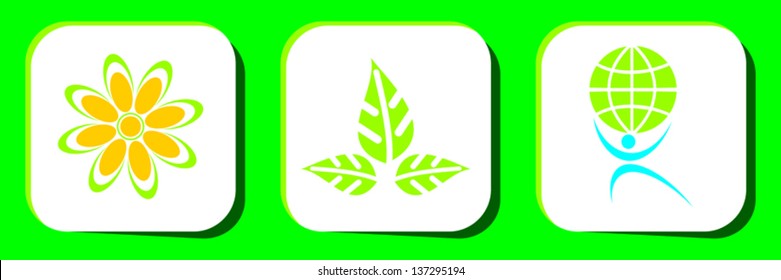 Mixed Coloured Logo Vector Eps Yoga, Nature, People, Spa