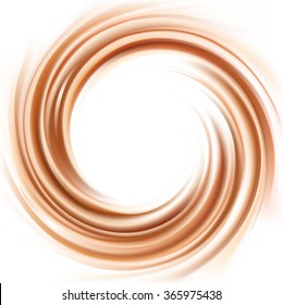 Mixed dark beige curvy shape