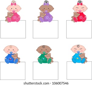 mixed ethnic babies