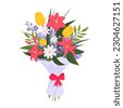 flower bouquet isolated