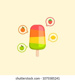 Mixed Fruit Popsicle