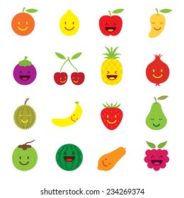 Mixed Fruits Character, Cartoon