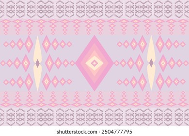 Gemischte geometrische Form aus einem schönen gestreiften auf pastellfarbenem Hintergrund, Modedesign