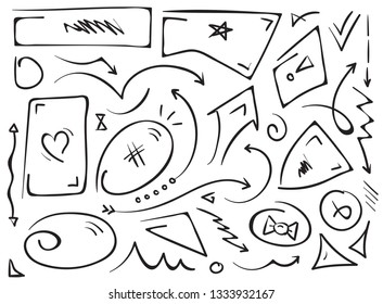 mixed geometric shapes set