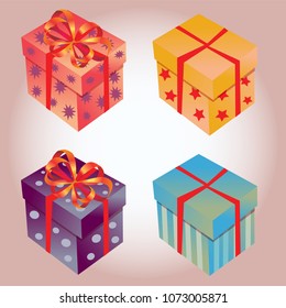 mixed giftbox element set