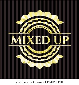  Mixed up gold badge